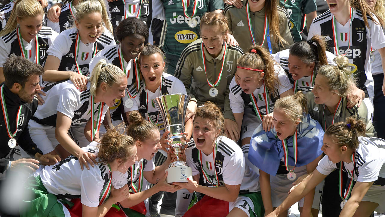 Juventus Women Celebration Coppa Italia 2019