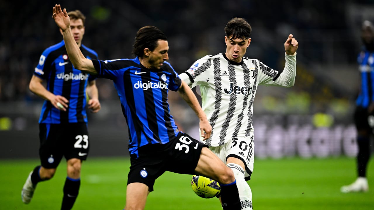 Matias Soule e Matteo Darmian in Inter-Juve