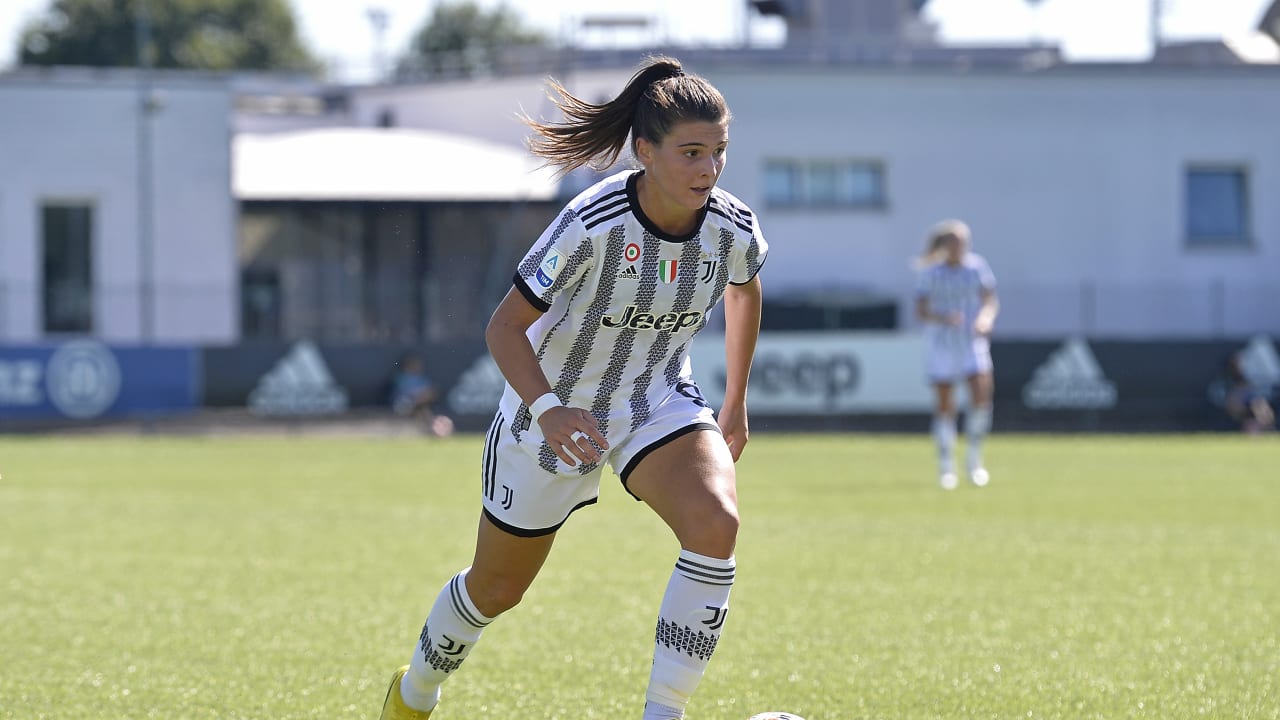 Sofia Cantore in azione a Vinovo contro l'Inter