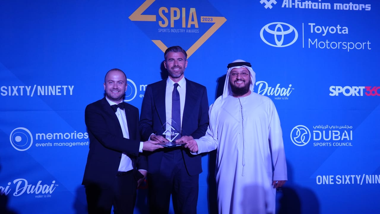 Andrea Barzagli presente allo SPIA Middle East Awards Gala