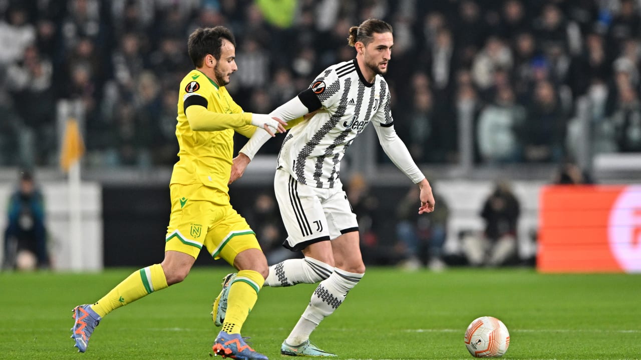 Rabiot in azione contro il Nantes