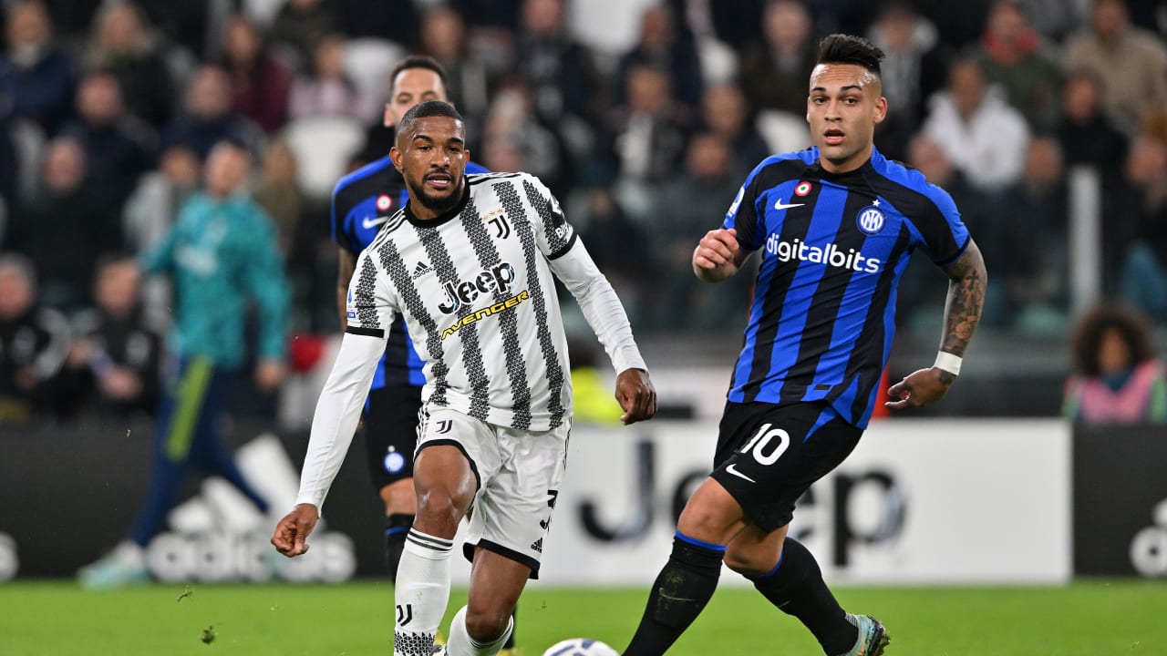 Juve-Inter 2022-23 Bremer & Lautaro Martinez