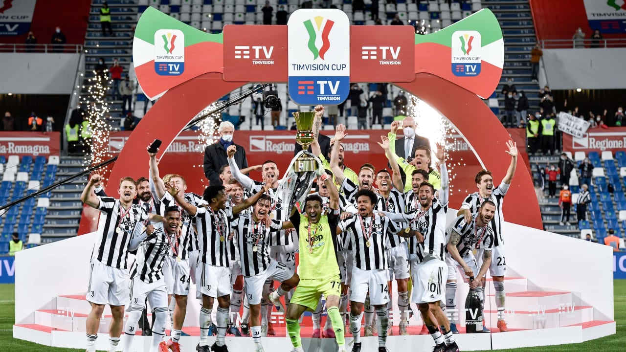 Alzata Coppa Italia 19 maggio 2021 Atalanta Juventus