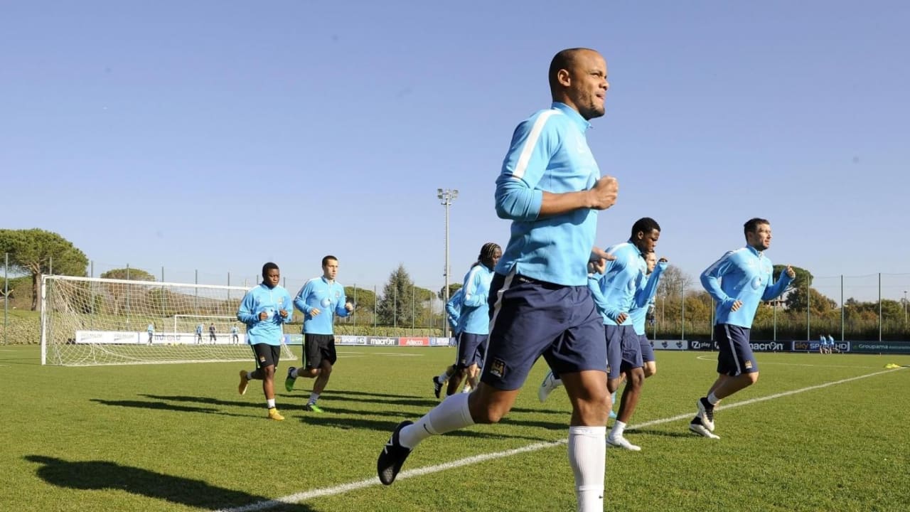 Man City training