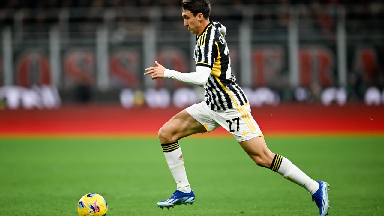 Cambiaso in azione in Milan-Juve