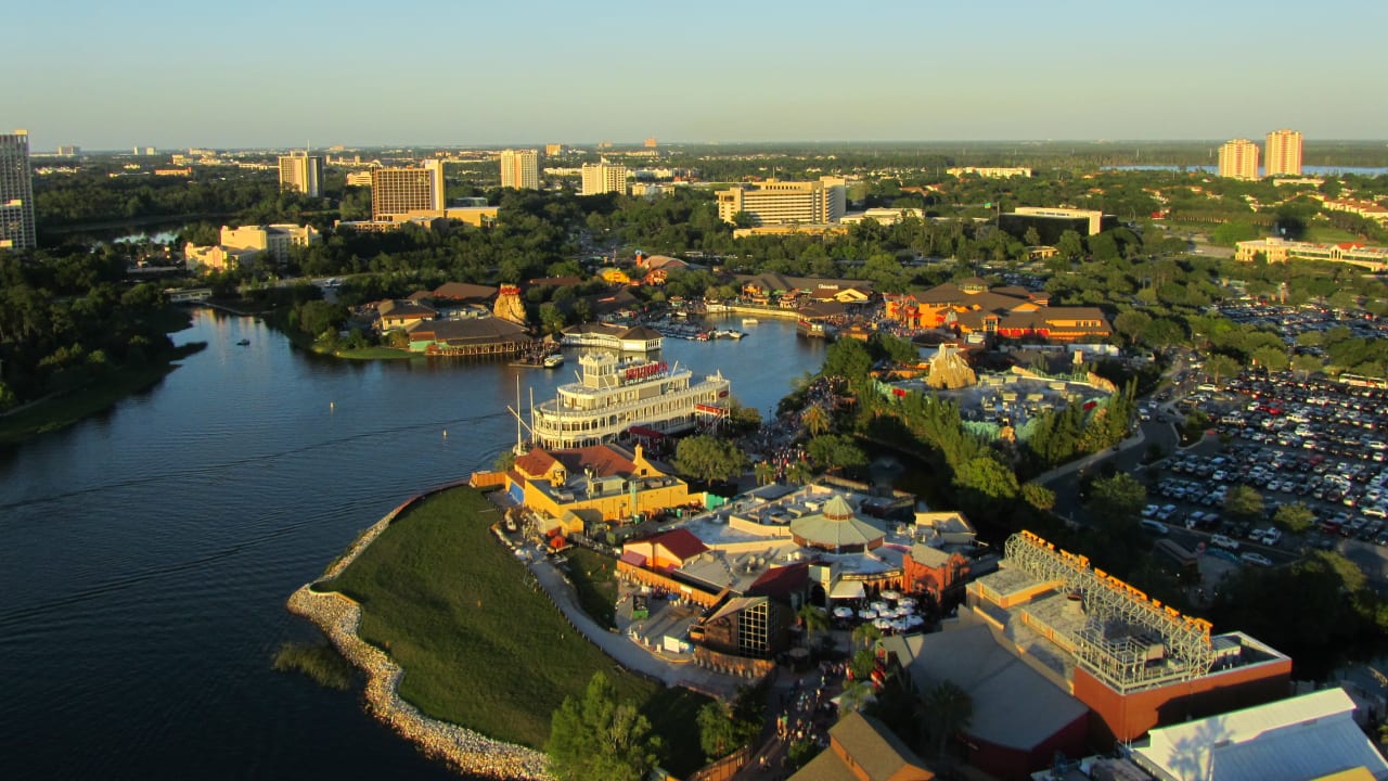 Vista dall'alto della città di Orlando in Florida