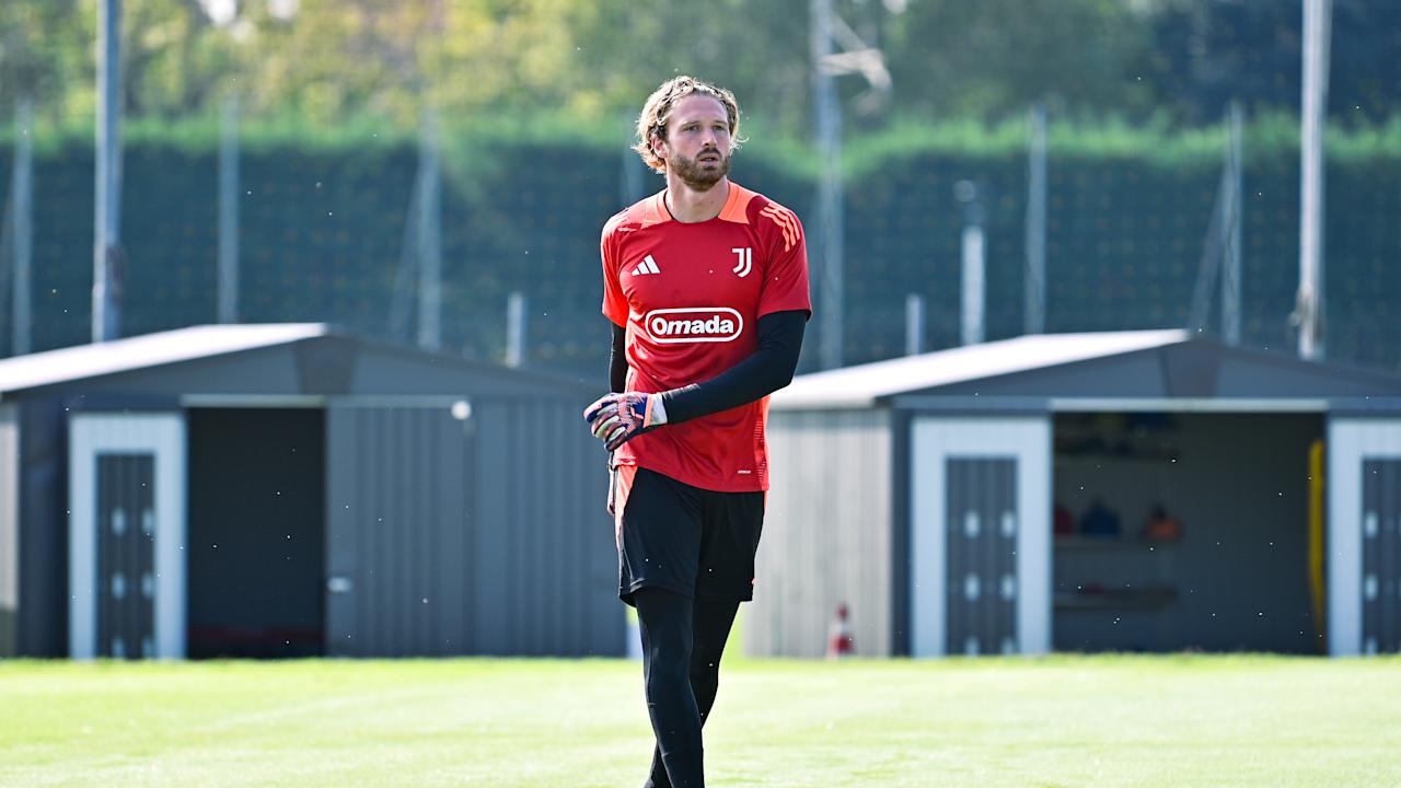 Stefano Gori in allenamento a Vinovo