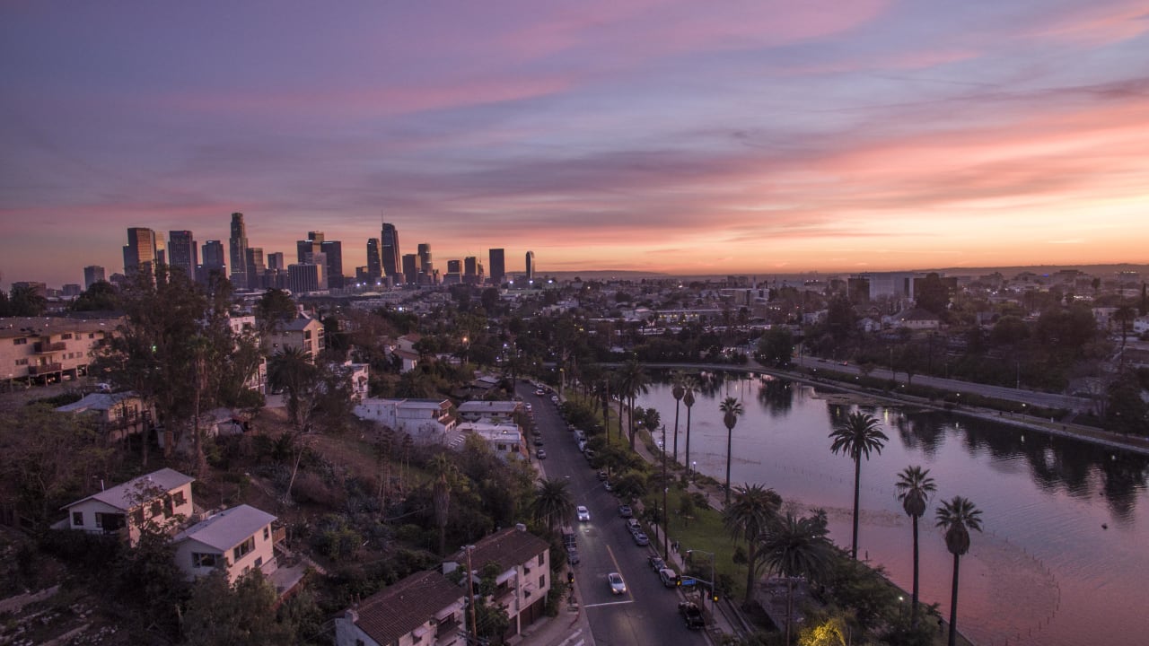 La città di Los Angeles in California