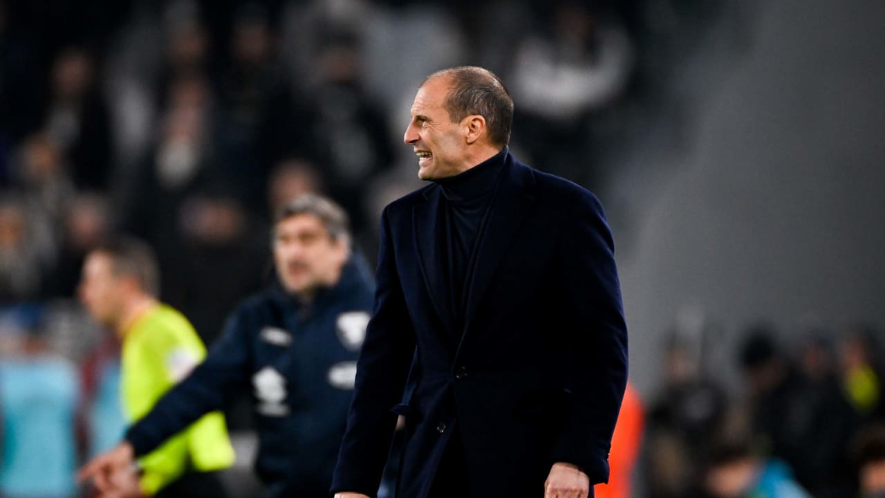 Massimiliano Allegri durante Juventus - Torino