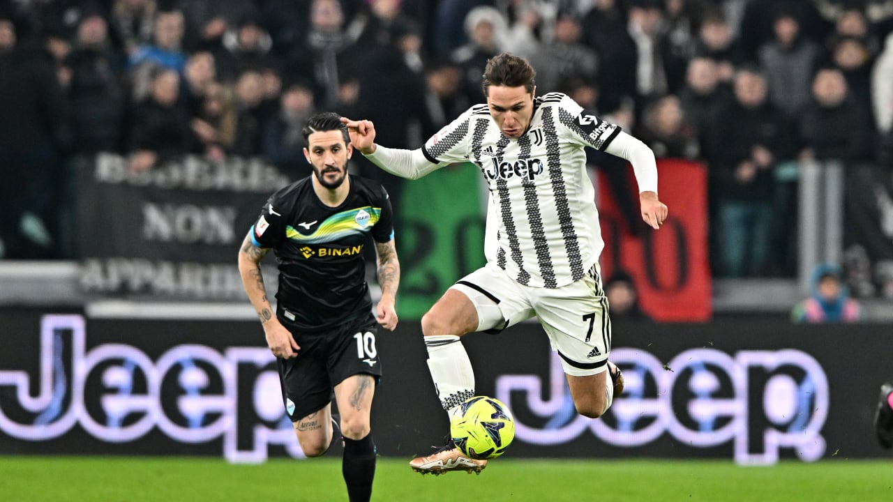 Federico Chiesa in Juve-Lazio