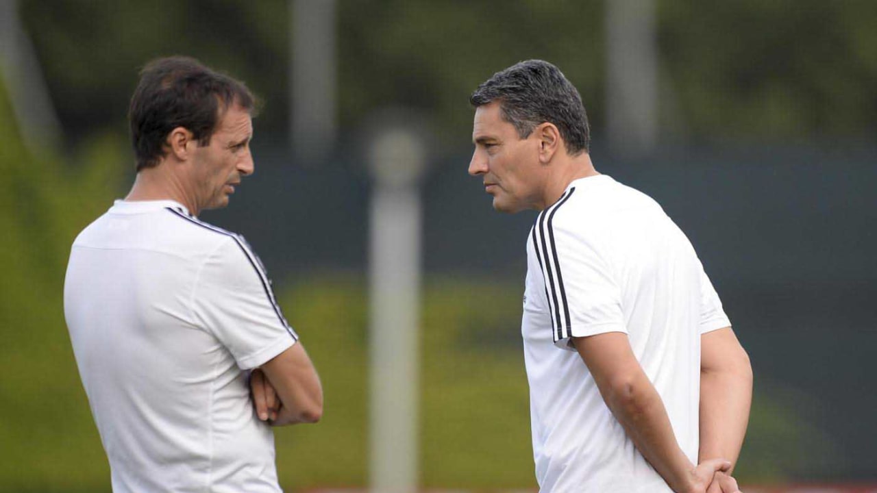 Allegri Landucci allenamento