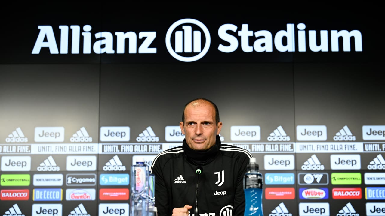 Mister Allegri in conferenza stampa 