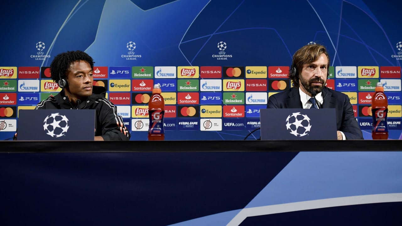 Press Conference Pirlo e Cuadrado Ferencvaros