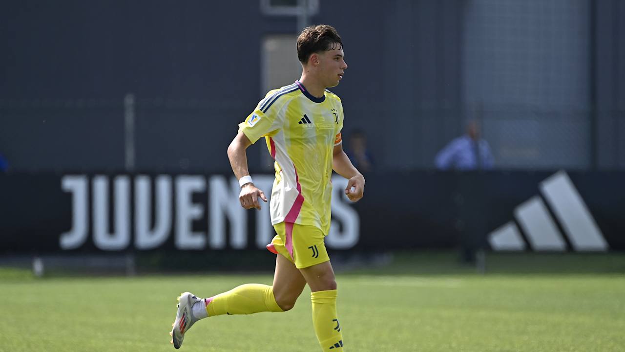Filippo Pagnucco in azione contro il Cesena Under 20