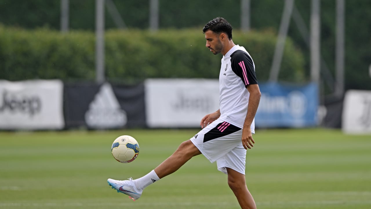 Gianluca Frabotta in allenamento