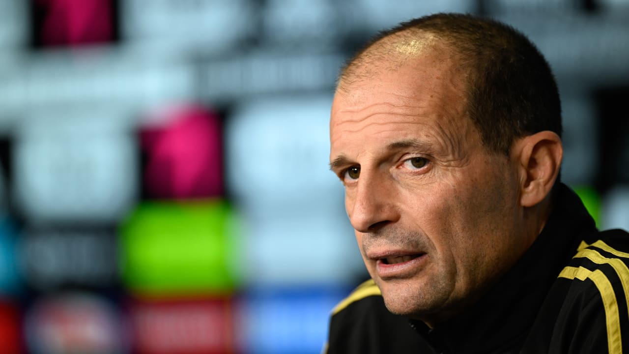 Mister Allegri presenta Roma-Juve