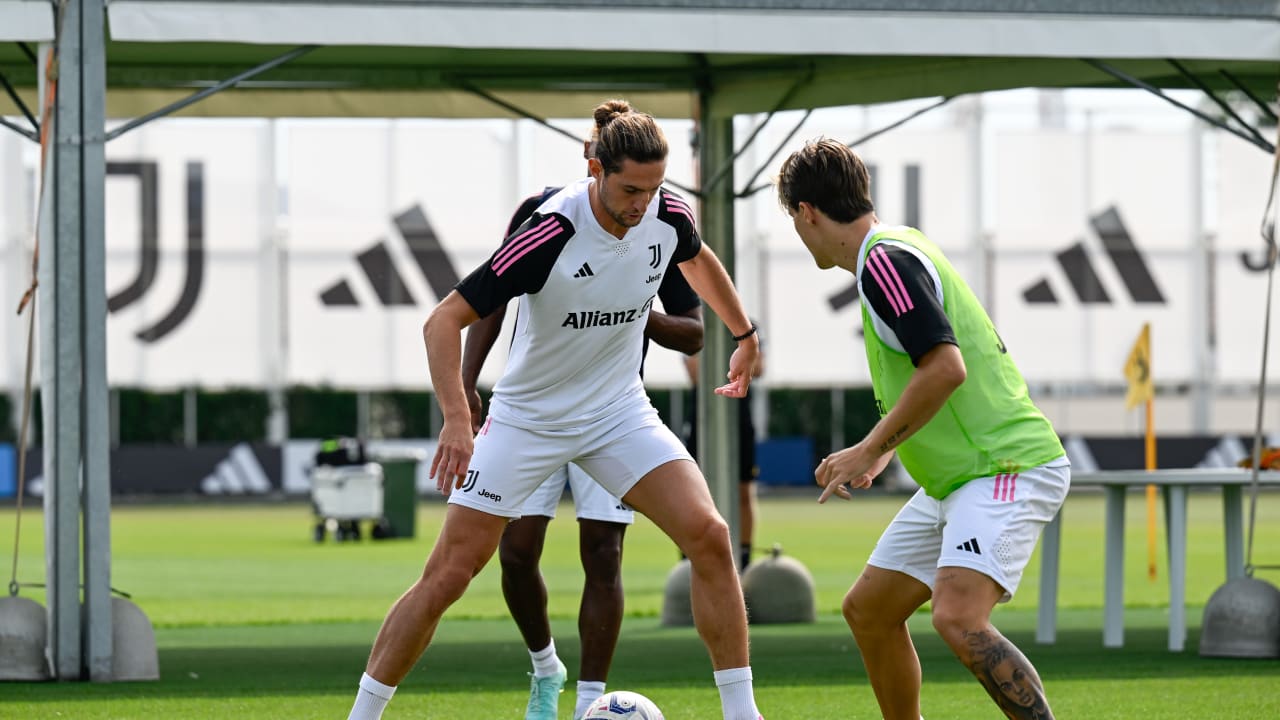 Adrien Rabiot in allenamento