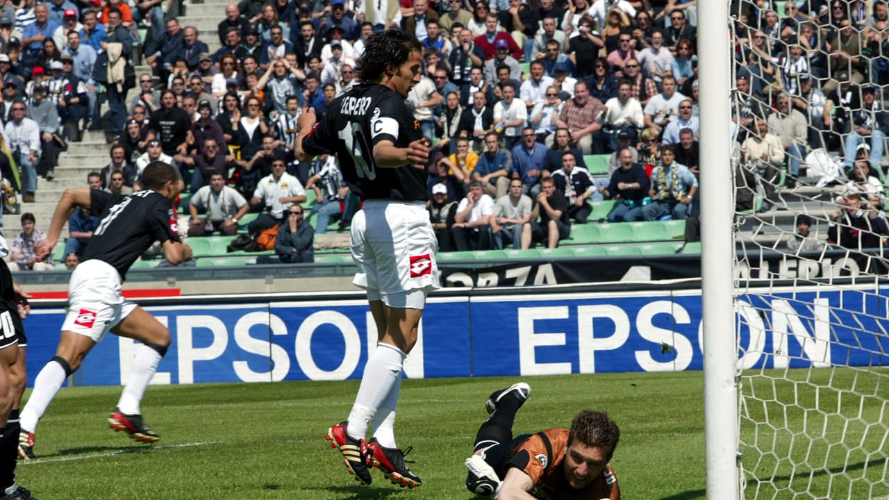 Udinese Juve 2002 Del Piero Trezeguet 