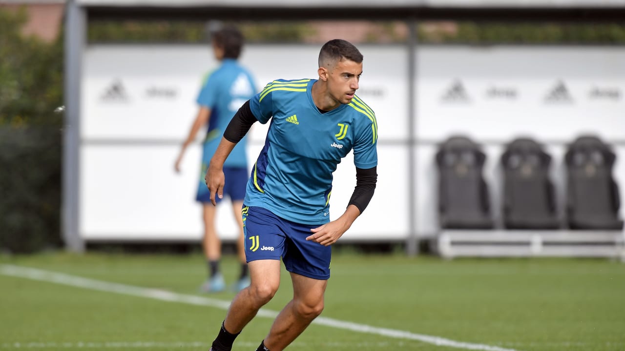 Riccardo Turicchia in allenamento a Vinovo