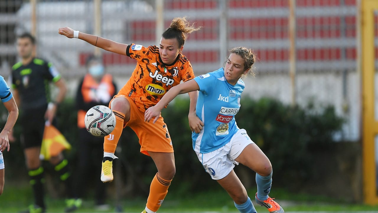 Caruso in Napoli-Juventus Women