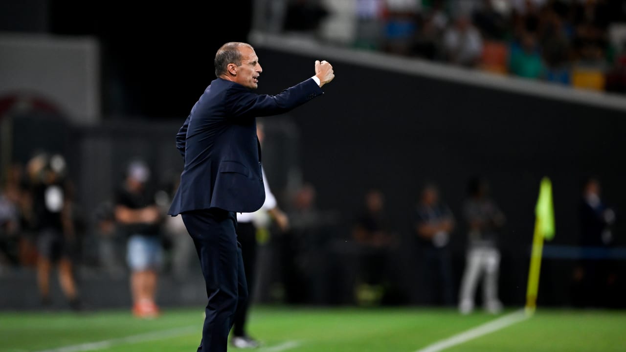 Massimiliano Allegri during Udinese-Juventus