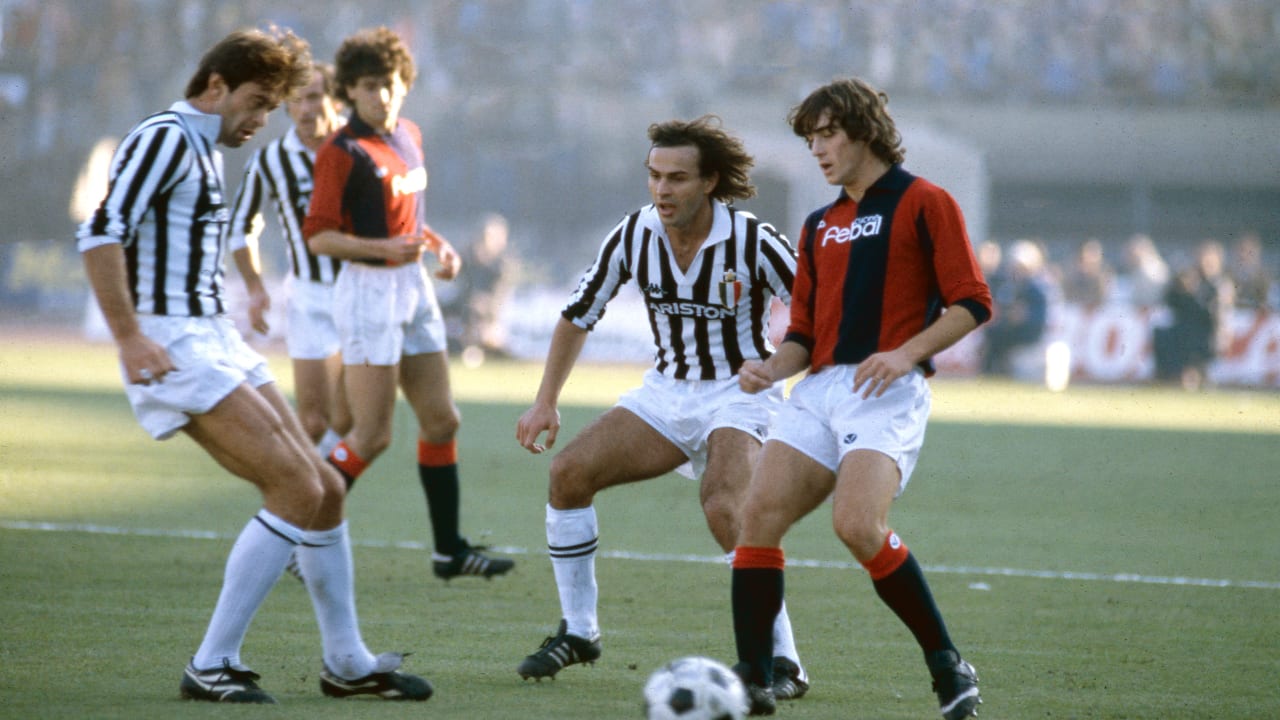 1982 Juve-Bologna Cabrini Mancini Marocchino 
