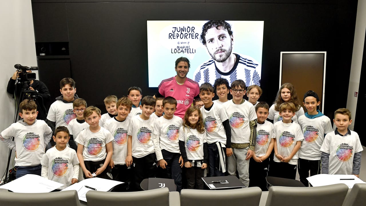 I Junior Reporter con Manuel Locatelli