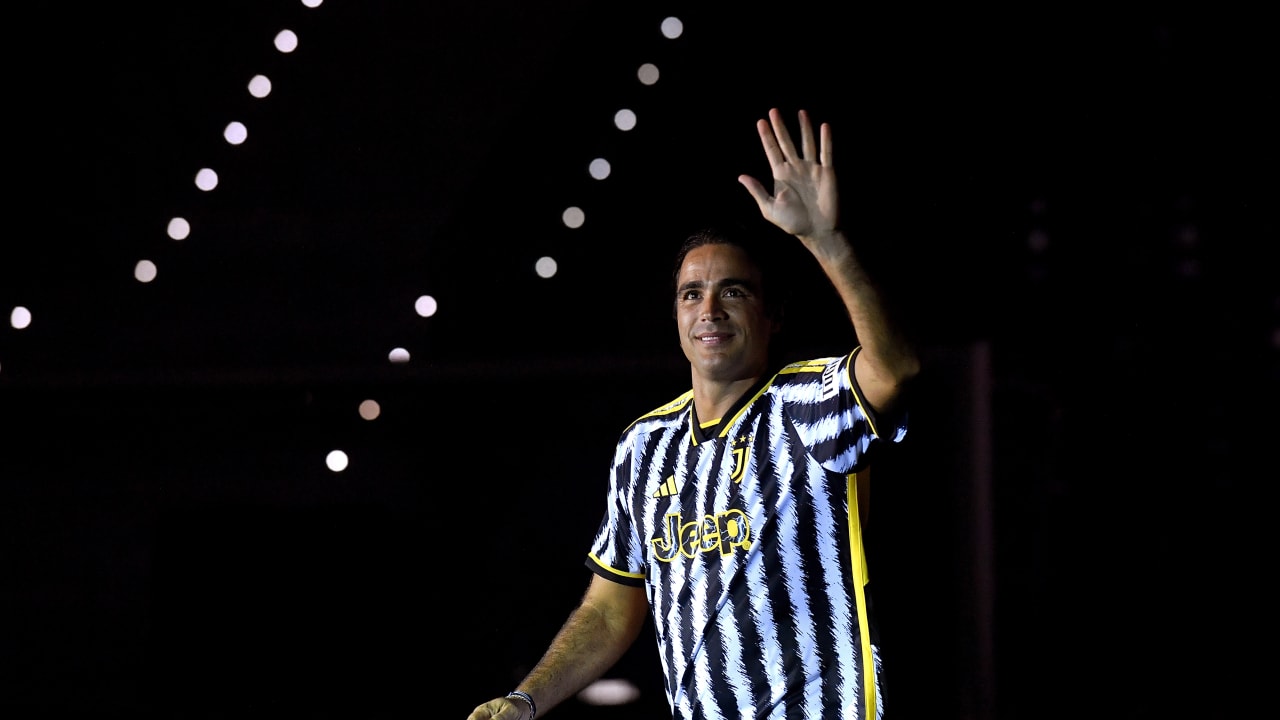 Alessandro Matri durante l'evento al Pala Alpitour