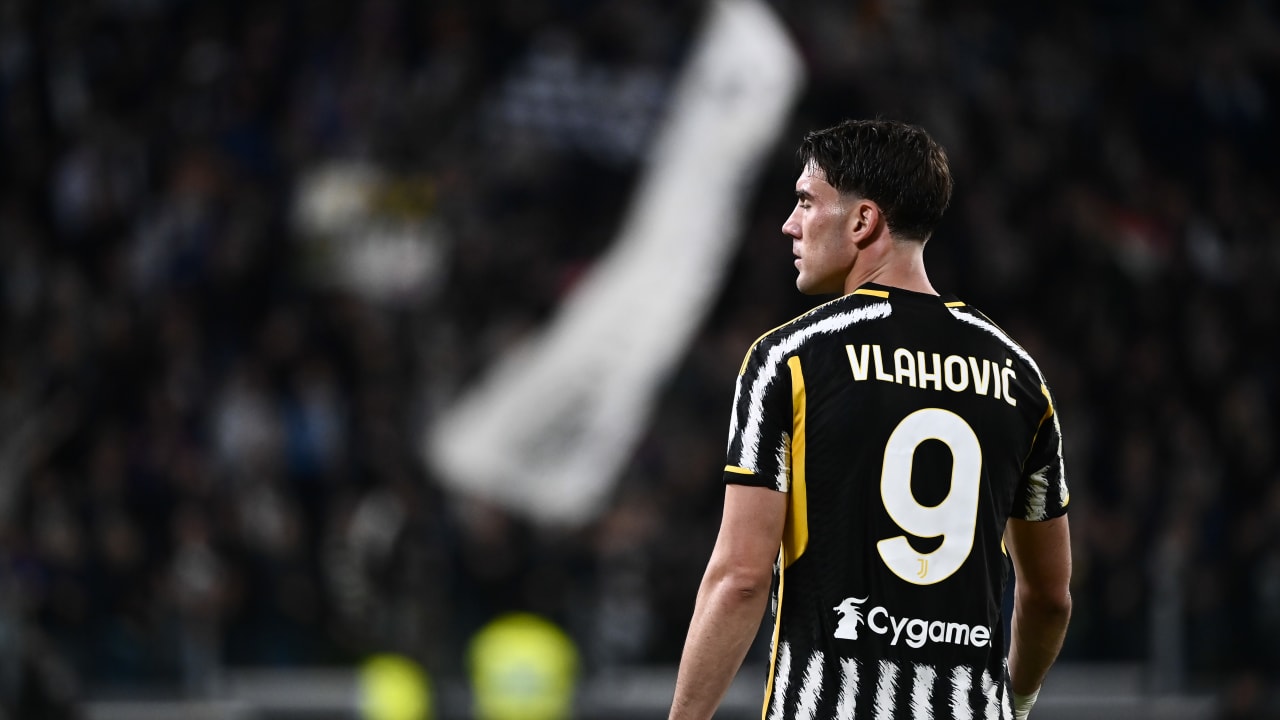 Vlahovic all'Allianz Stadium