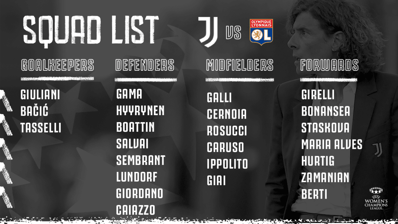 لیست بازیکنان برای بازی با تیم بانوان لیون