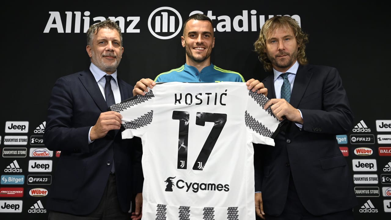 Filip Kostić's Presentation Juventus TV