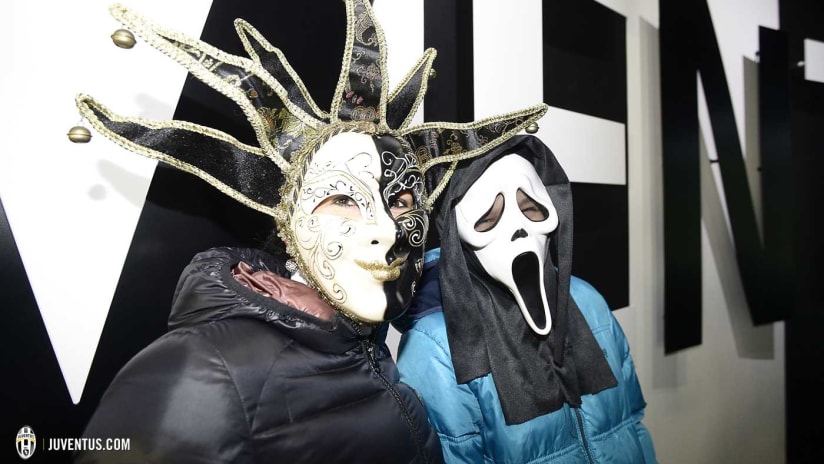 In maschera al JMuseum - Juventus