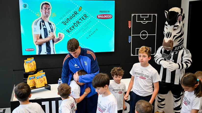 Junior Reporters Q&A with Dusan Vlahovic