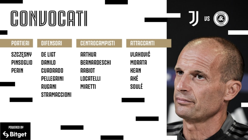 convocati juve spezia