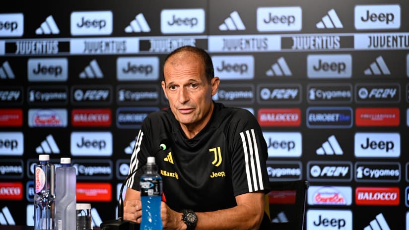 Coach Allegri previews Juventus - Bologna