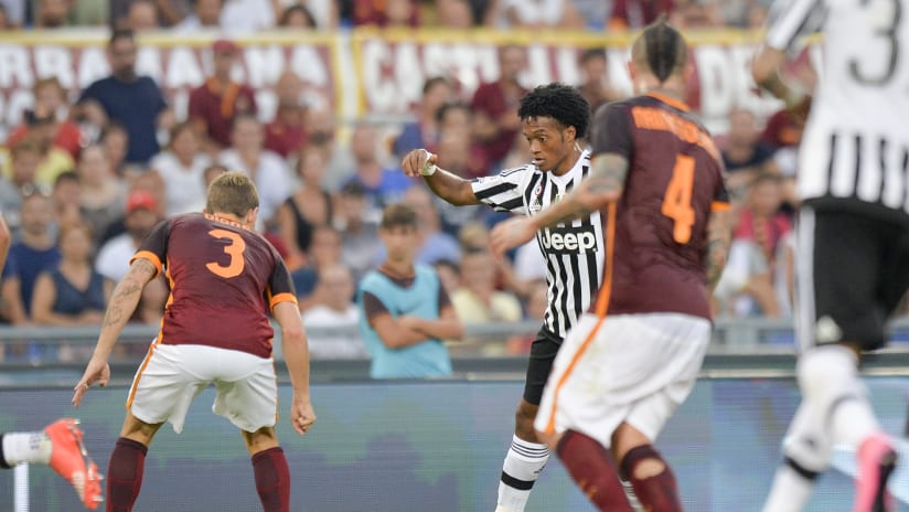 La prima partita di Cuadrado con la Juventus