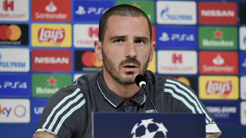 BONUCCI CONFERENZA JUVENTUS LIONE UCL