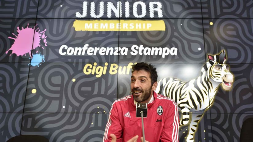 Gigi Buffon incontra i Junior Reporter