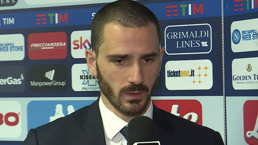 Napoli - Juventus | Bonucci: «Ci servirà da lezione»