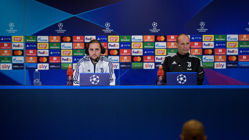 Conferenza stampa | Allegri e Rabiot presentano Juventus - Malmö