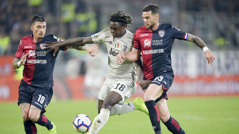 Kean Cagliari-Juve 2019