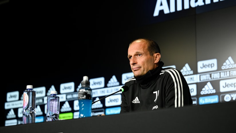 Coach Allegri previews Juventus - Napoli