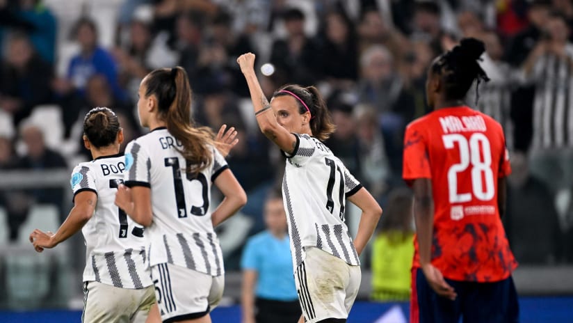Juventus Women - Lione | Bonansea: «Abbiamo giocato una buona partita»