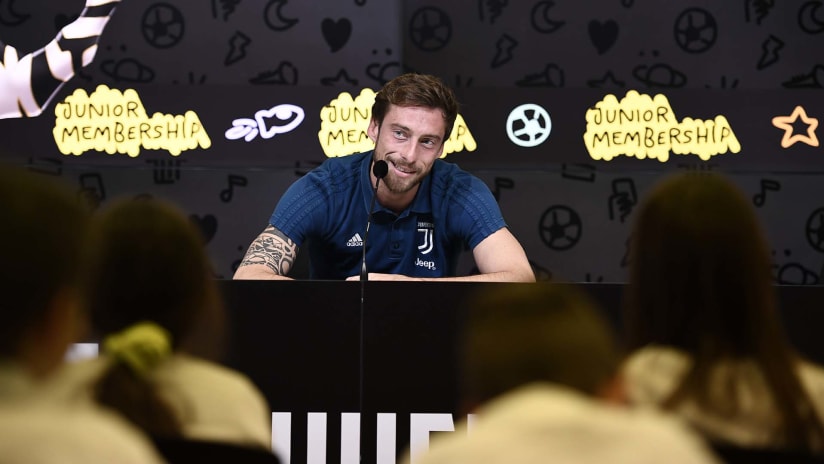 Claudio Marchisio incontra i Junior Reporter