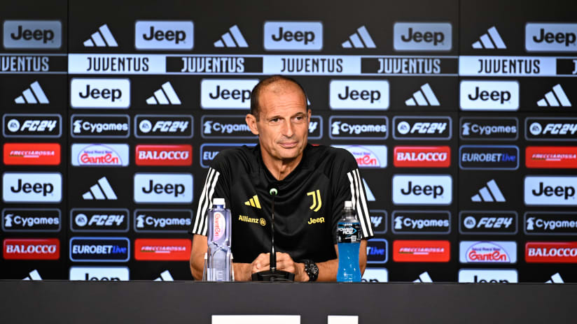 Coach Allegri previews Sassuolo-Juventus