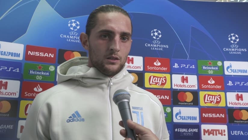 Lokomotiv Mosca - Juventus | Rabiot: «Abbiamo meritato la vittoria»