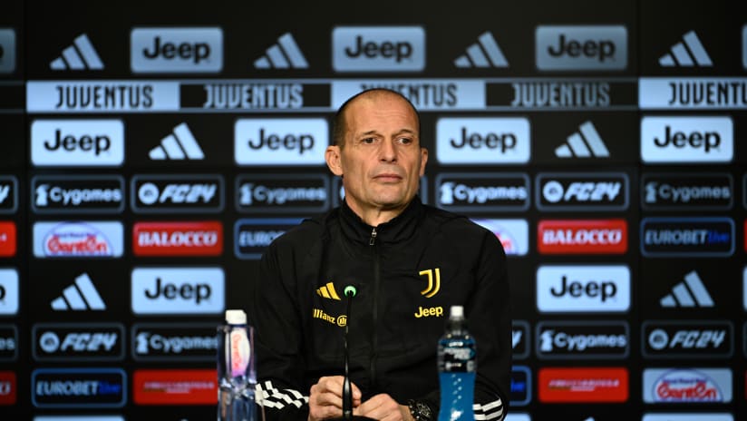 Mister Allegri presenta Genoa - Juventus  