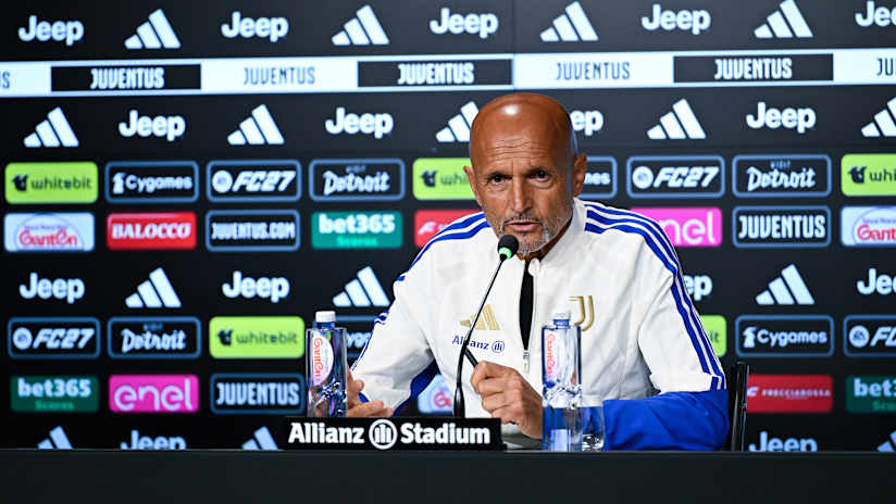 Luciano Spalletti presenta Juventus-Parma