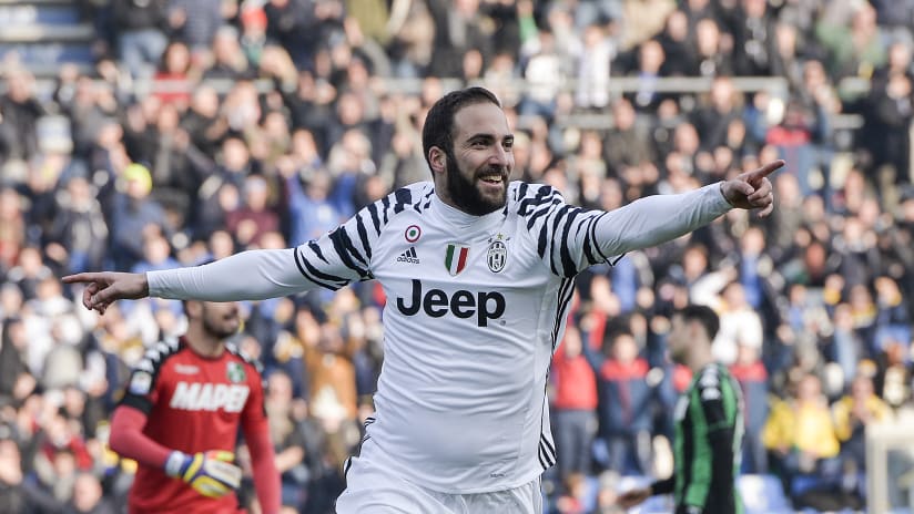 Sassuolo-Juve 2017 Higuain