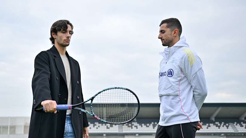 A day with Lorenzo Musetti at Juventus Training Center